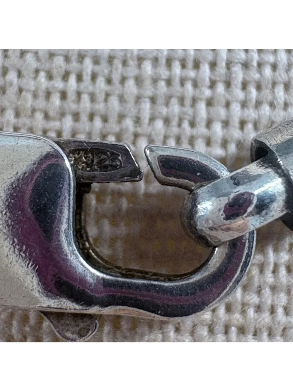 Popcorn Chain Necklace Lobster Clasp Sterling Silver 925 Size 16